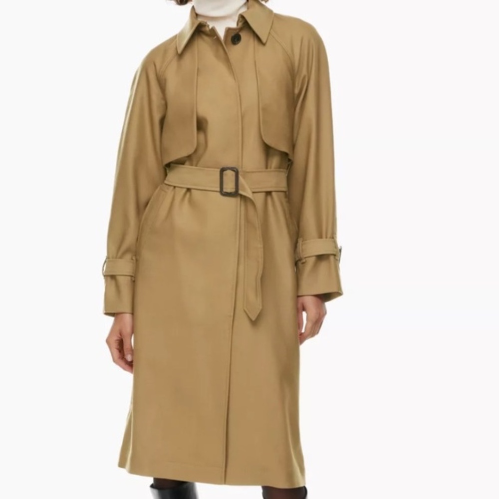 Aritzia Eleventh Trench Tan XS